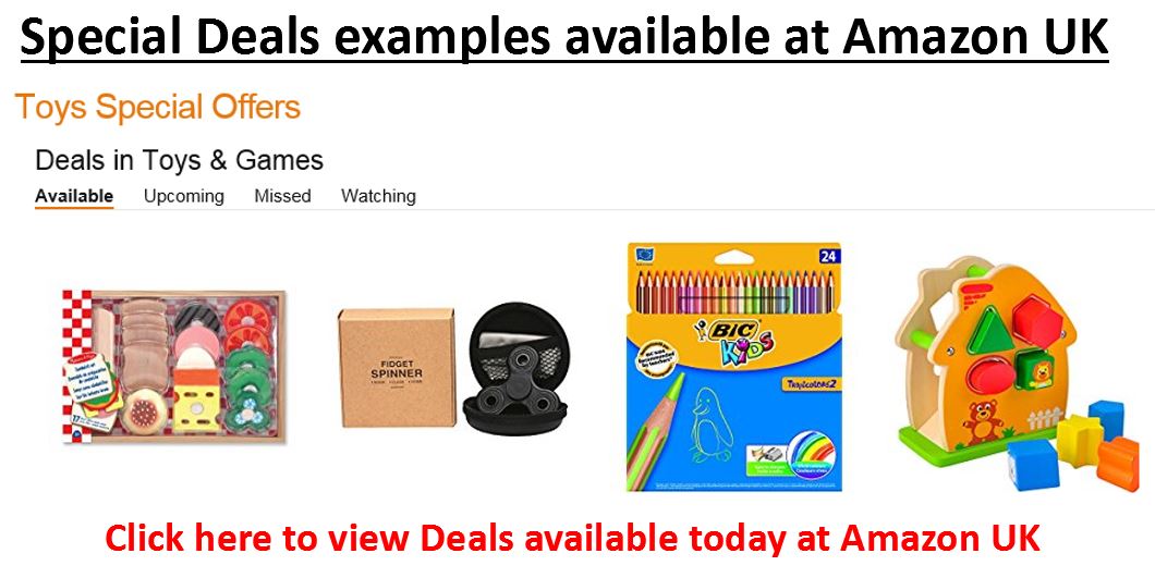 Amazon UK Deal promotions