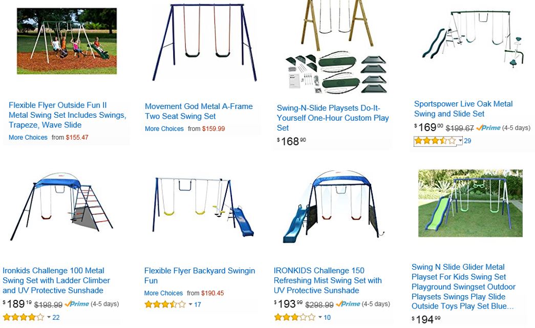 Cheap Swing Sets Amazon 2
