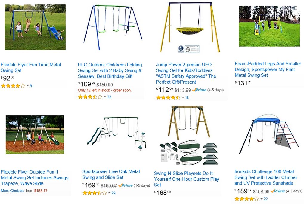 Best Price Swing Sets 1, Amazon