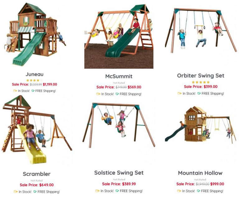 Swing sets from Swing N Slide 2 | Swing Set Specialist